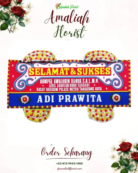 Papan Bunga Ucapan Selamat Cibareno