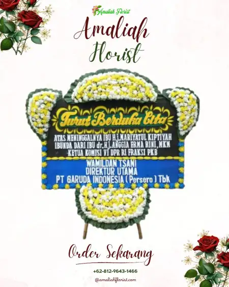 Papan Bunga Duka Cibareno